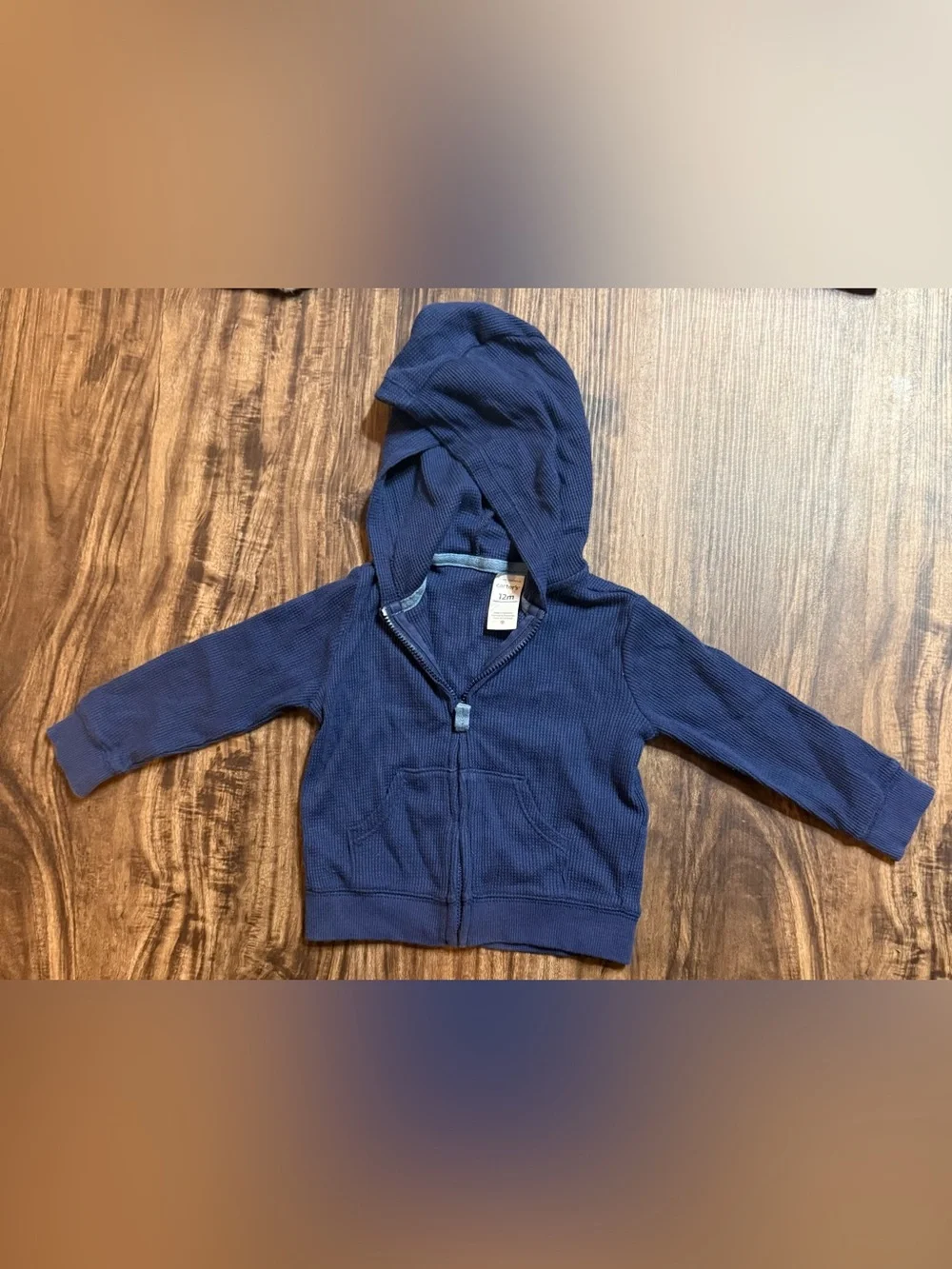 12 Months Baby Boys Jacket and Vest Bundle Carter’s Hooded Full Zip Winter